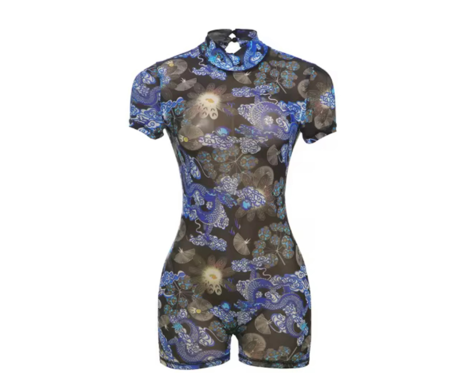 Dragon Dreams Mesh Romper
